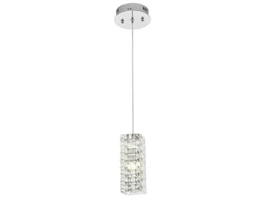 Elegant Lighting Aston 1-Light Chrome Mini Pendant EG3680D1C