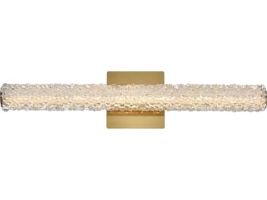 Elegant Lighting Bowen 5" Tall 1-Light Satin Gold Wall Sconce EG3800W24SG