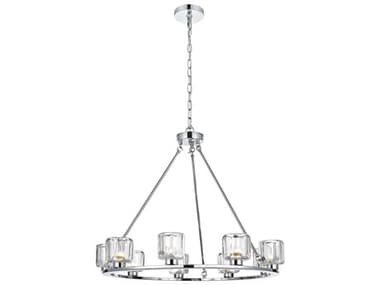 Elegant Lighting Cadence 9-Light Chrome Chandelier EG5100D32C