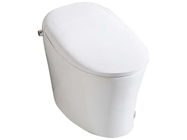 Elegant Lighting Kano Glossy White Smart Round Bidet Toilet EGET1015GW