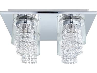 Eglo Pianella 4-Light Chrome Flush Mount EGL201153A