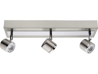 Eglo Pierino 3-Light Matte Nickel Chrome Track & Rail Light EGL201734A