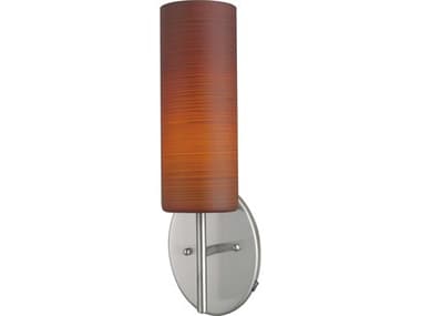 Eglo Brown Sugar 1-Light Matte Nickel Wall Sconce EGL20177A