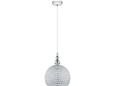 Eglo Bonares 1-Light Chrome Dome Mini Pendant EGL202176A