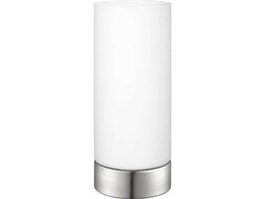 Eglo Myna Matte Nickel White Glass Table Lamp EGL202269A