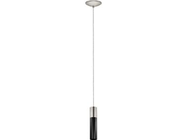 Eglo Villora 1-Light Matte Nickel Cylinder Mini Pendant EGL202299A