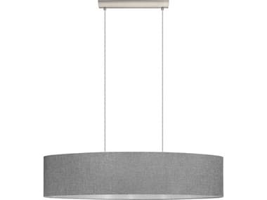Eglo Mandana 1-Light Matte Nickel Gray Island Pendant EGL202944A