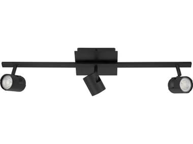 Eglo Vergiano 3-Light Black Cylinder Track & Rail Light EGL203397A
