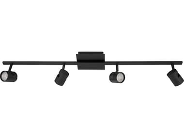 Eglo Vergiano 4-Light Black Cylinder Track & Rail Light EGL203398A