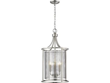 Eglo De Velde 3-Light Matte Nickel Lantern Pendant EGL203542A
