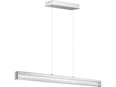 Eglo Cardito 1-Light Chrome Linear Island Pendant EGL203794A