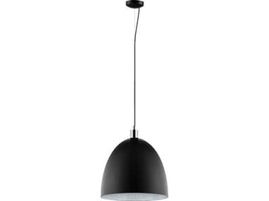 Eglo Mareperla 1-Light Black Chrome Bell Pendant EGL203951A