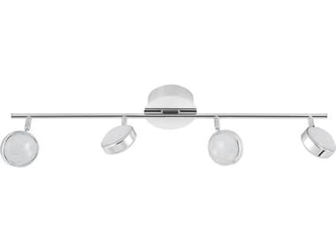 Eglo Acolla 4-Light Chrome Linear Track & Rail Light EGL204571A