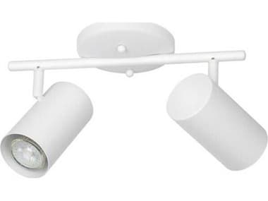 Eglo Calloway 2-Light White Cylinder Track & Rail Light EGL205166A