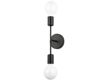 Eglo Avondale 2-Light Matte Black Wall Sconce EGL205332A