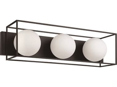 Eglo Grayson 1-Light Matte Black Vanity Light EGL205351A