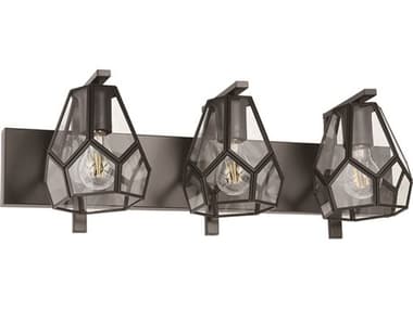 Eglo Mardyke 3-Light Matte Black Vanity Light EGL205365A