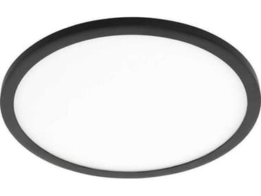 Eglo Trago Black Round Flush Mount EGL205495A