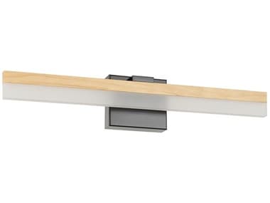 Eglo Palmital 1-Light Natural Wood Vanity Light EGL205525A