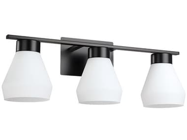 Eglo Copeland 3-Light Matte Black Vanity Light EGL205617A