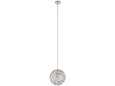 Eglo Skoura 1-Light Chrome Geometric Mini Pendant EGL205637A