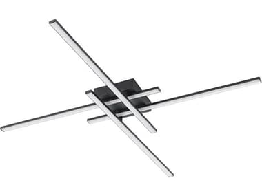 Eglo Lapiz Black Linear Flush Mount EGL205754A