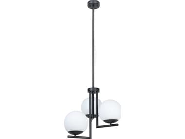 Eglo Denver 3-Light Black Globe Pendant EGL205755A