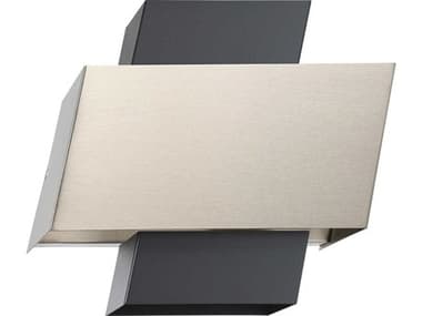 Eglo Timparossa 1-Light Black Brushed Nickel Wall Sconce EGL205838A