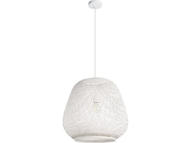 Eglo Dembleby 1-Light White Pendant EGL206016A