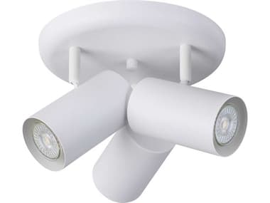 Eglo Calloway 3-Light White Cylinder Track & Rail Light EGL206042A