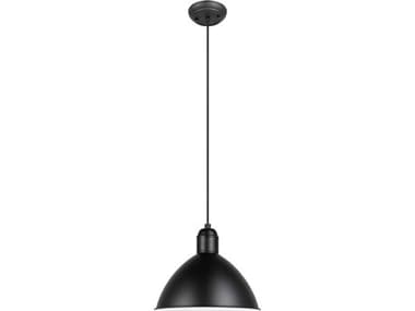 Eglo Priddy 1-Light Black Dome Mini Pendant EGL206059A