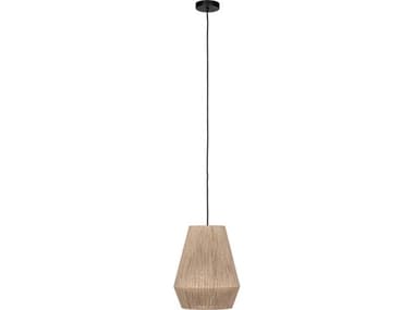 Eglo Alderney 1-Light Black Brown Mini Pendant EGL206082A