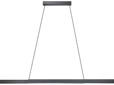 Eglo Montebuono 2-Light Brushed Black Linear Island Pendant EGL206199A