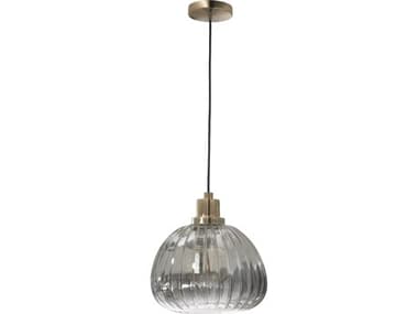 Eglo Ballelo 1-Light Brushed Gold Gray Pendant EGL206357A