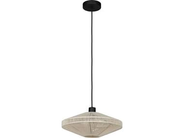 Eglo Midsummer 1-Light Black Pendant EGL206627A