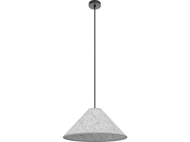 Eglo Alsager 1-Light Black Gray Pendant EGL206889A