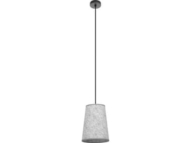 Eglo Alsager 1-Light Black Gray Mini Pendant EGL206891A