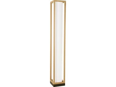 Eglo Granados Black Beech Wood White Fabric Floor Lamp EGL390103A