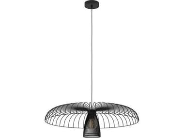 Eglo Champerico 1-Light Black Pendant EGL390216A