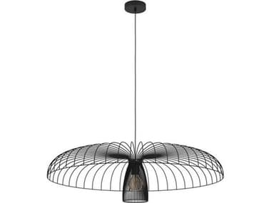 Eglo Champerico 1-Light Black Pendant EGL390217A