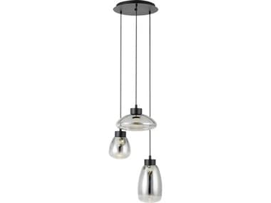 Eglo Sarnarra 3-Light Black Pendant EGL390299A