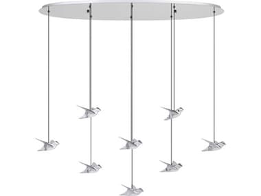 Eglo Paratebueno 8-Light Chrome Island Pendant EGL390401A