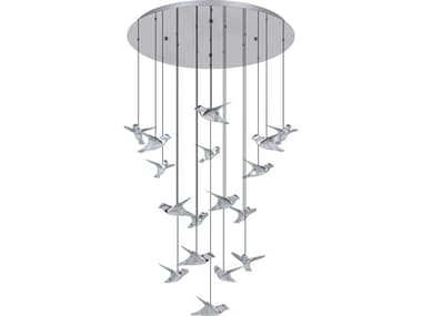 Eglo Paratebueno 17-Light Chrome Pendant EGL390402A