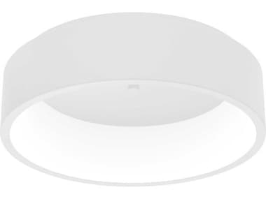 Eglo Marghera 1-Light White Round Flush Mount EGL39286A