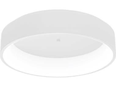 Eglo Marghera 1-Light White Round Flush Mount EGL39287A