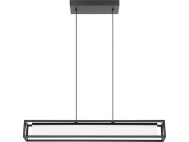 Eglo Gualajo 1-Light Black Island Pendant EGL39629A