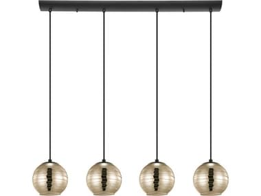Eglo Lemorieta 4-Light Black Island Pendant EGL39686A