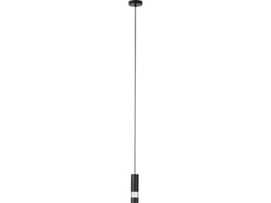 Eglo Bernabeta 1-Light Black Cylinder Mini Pendant EGL39705A