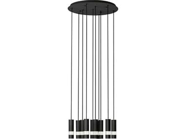 Eglo Bernabeta 10-Light Black Cylinder Pendant EGL39708A