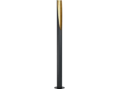 Eglo Prebone Black Gold Leaf Floor Lamp EGL39759A